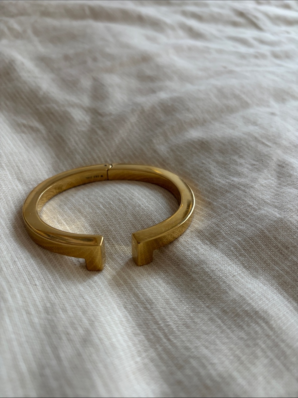 Gold plated Open Cuff Bracelet - Women Jewelry